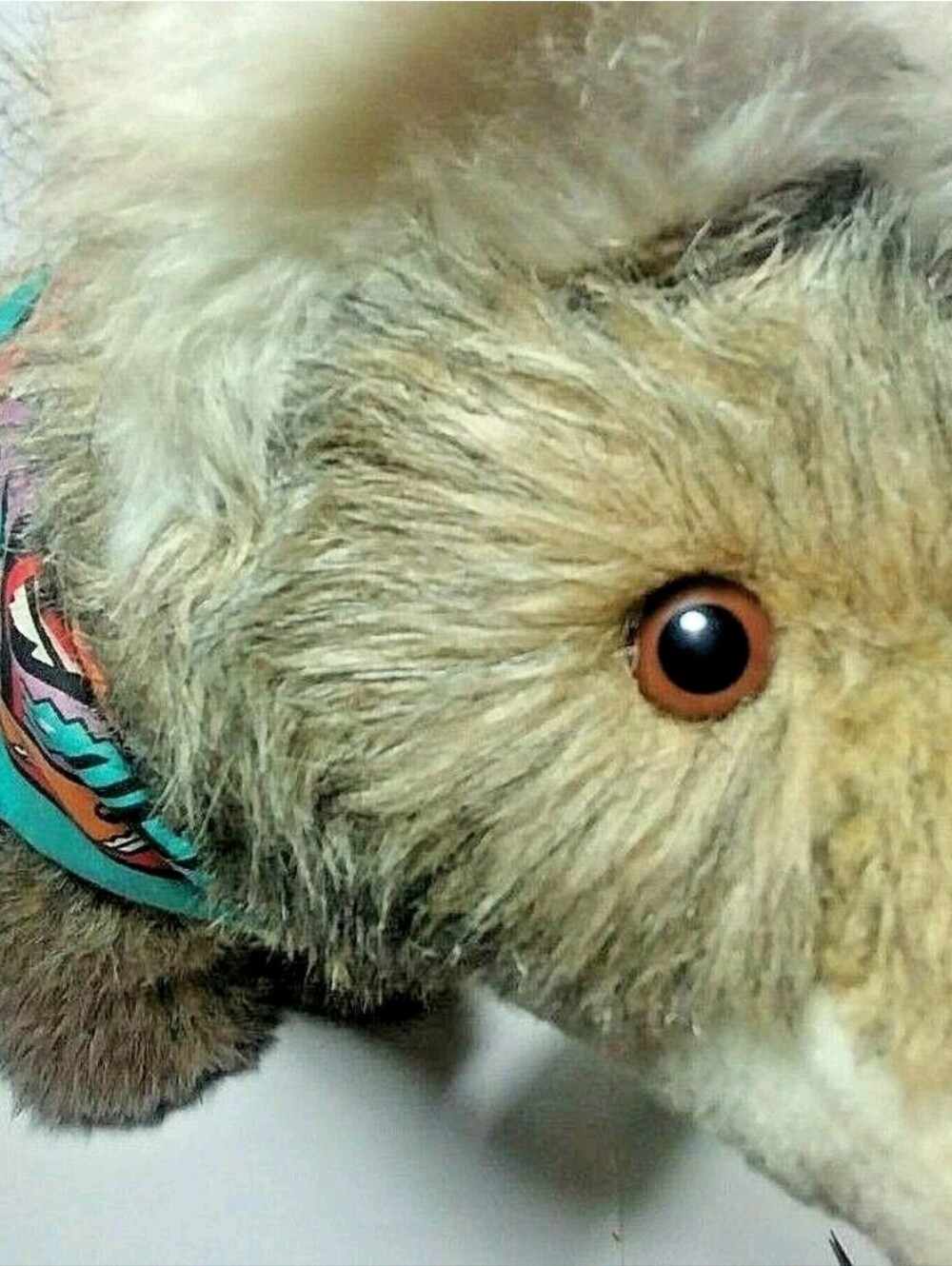 Coyote Plush Howl Vintage Kathys Kreations Original 1983 USA with Bandana 16" - Picture 9 of 12